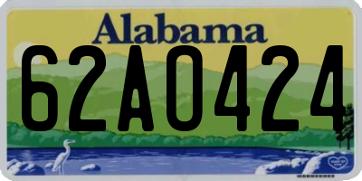 AL license plate 62AO424