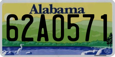 AL license plate 62AO571