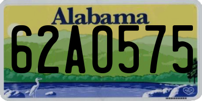 AL license plate 62AO575