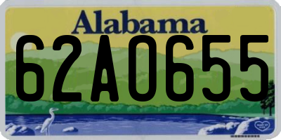 AL license plate 62AO655