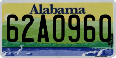 AL license plate 62AO960
