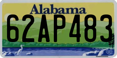 AL license plate 62AP483