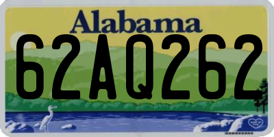 AL license plate 62AQ262