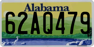 AL license plate 62AQ479