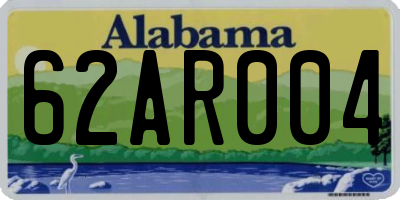 AL license plate 62AR004