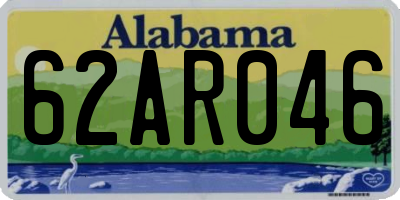 AL license plate 62AR046