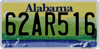 AL license plate 62AR516