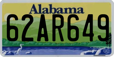 AL license plate 62AR649