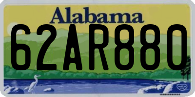 AL license plate 62AR880