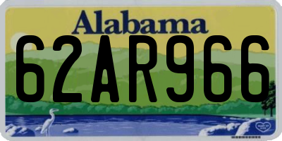 AL license plate 62AR966