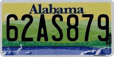 AL license plate 62AS879