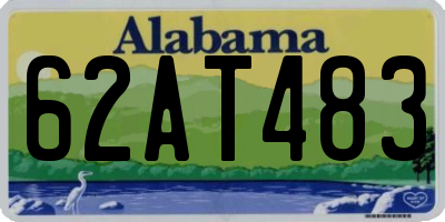 AL license plate 62AT483