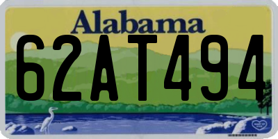 AL license plate 62AT494