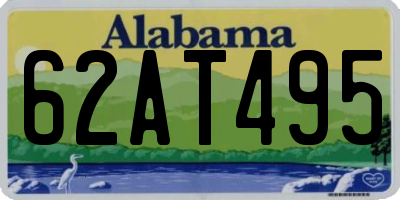 AL license plate 62AT495