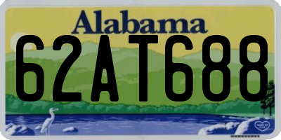 AL license plate 62AT688