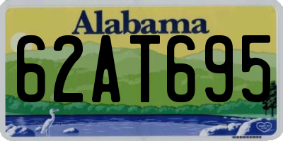 AL license plate 62AT695
