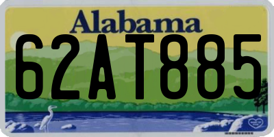 AL license plate 62AT885