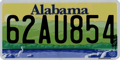 AL license plate 62AU854
