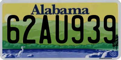 AL license plate 62AU939