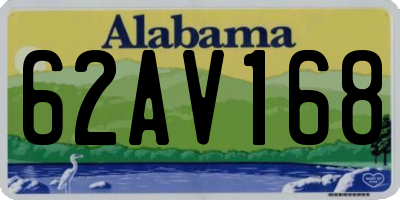AL license plate 62AV168
