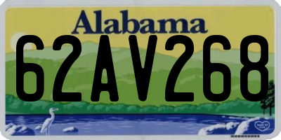 AL license plate 62AV268