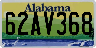 AL license plate 62AV368