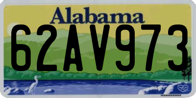 AL license plate 62AV973