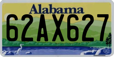 AL license plate 62AX627