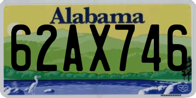 AL license plate 62AX746
