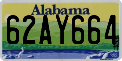 AL license plate 62AY664