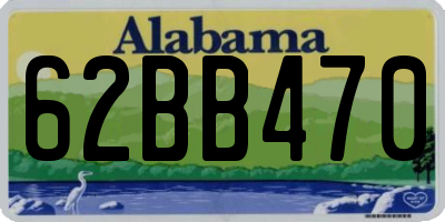 AL license plate 62BB470