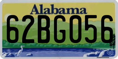AL license plate 62BG056