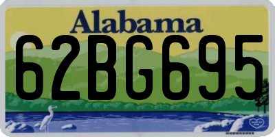 AL license plate 62BG695