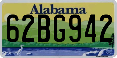 AL license plate 62BG942