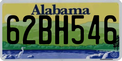 AL license plate 62BH546