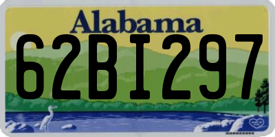 AL license plate 62BI297