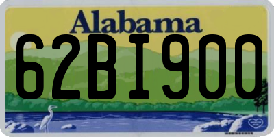 AL license plate 62BI900