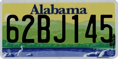 AL license plate 62BJ145