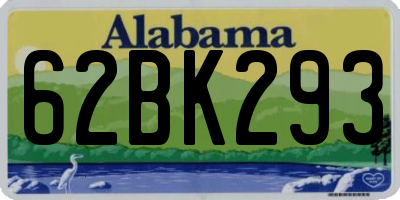AL license plate 62BK293