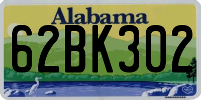 AL license plate 62BK302