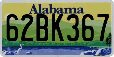 AL license plate 62BK367