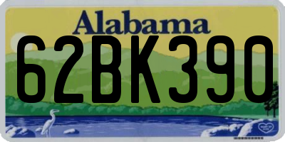 AL license plate 62BK390