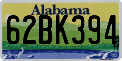 AL license plate 62BK394