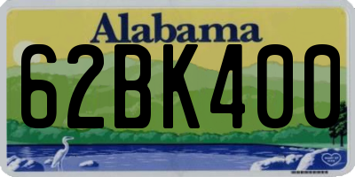 AL license plate 62BK400