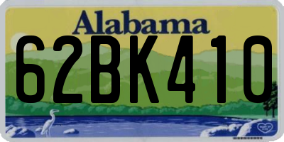 AL license plate 62BK410