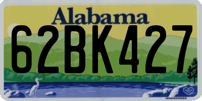 AL license plate 62BK427