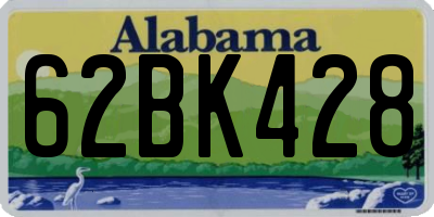 AL license plate 62BK428