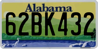AL license plate 62BK432
