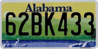 AL license plate 62BK433