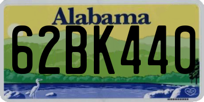 AL license plate 62BK440